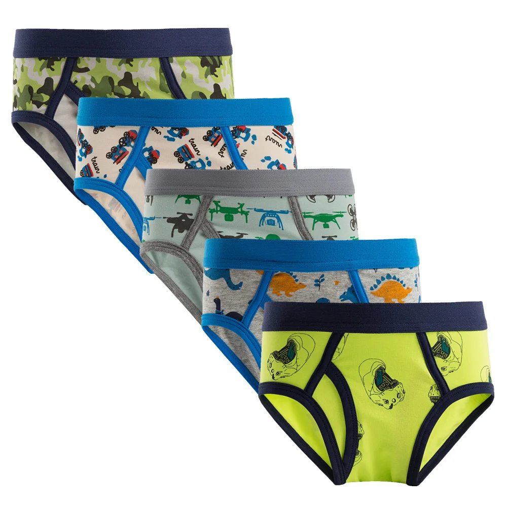 5 шт./лот нижнее белье для мальчиков мягкие толстовки с капюшоном и героями