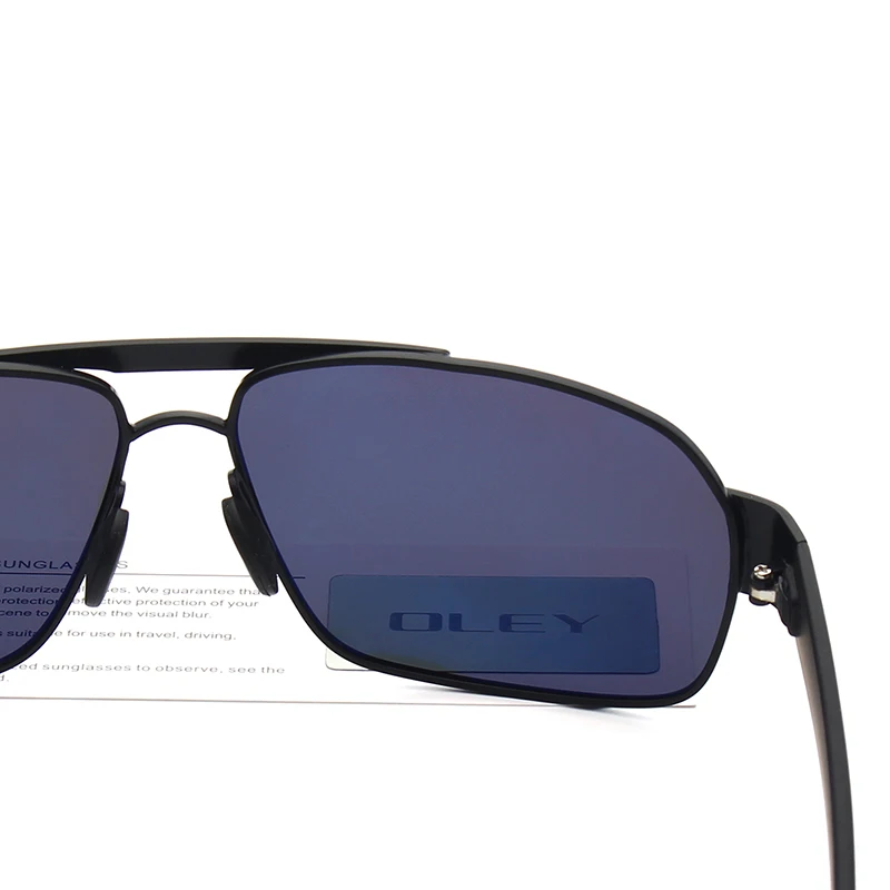 Мужские Солнцезащитные очки авиаторы OLEY черные поляризационные солнцезащитные