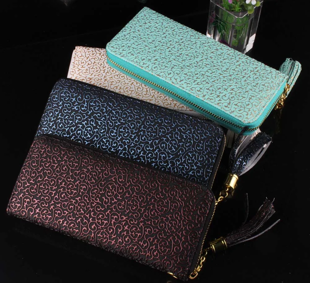 Модный женский кошелек в европейском стиле высокого качества с позолоченным