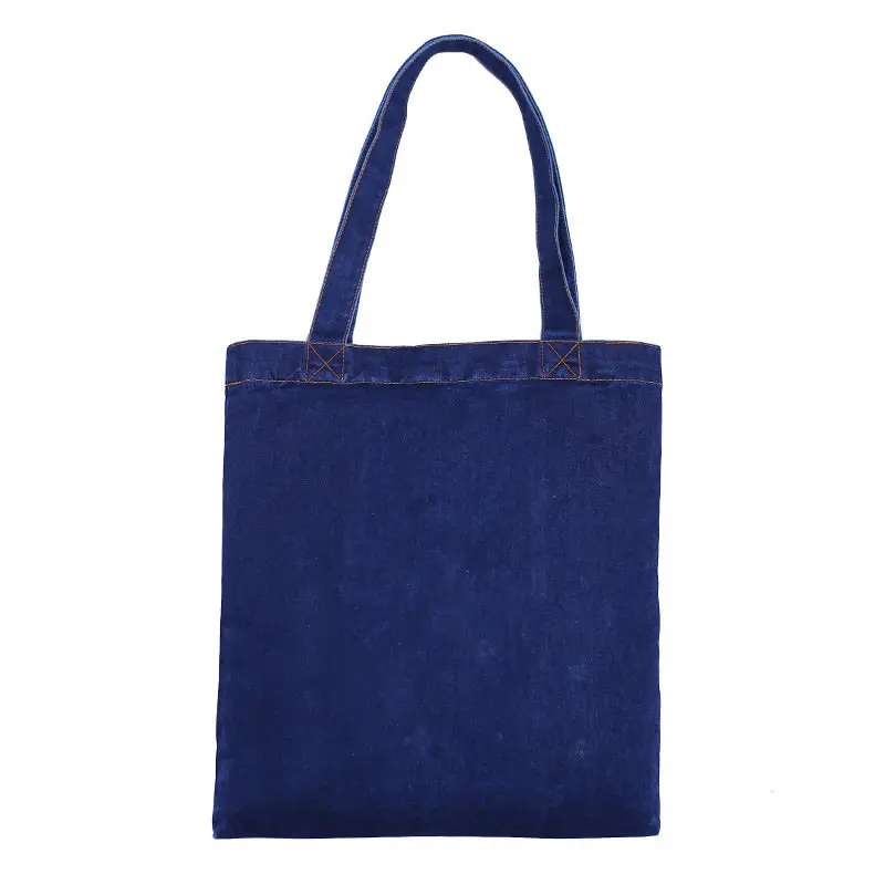 Pacgoth японский kawaii джинсовая сумка большой торговый Повседневное Tote Сумки Вышивка