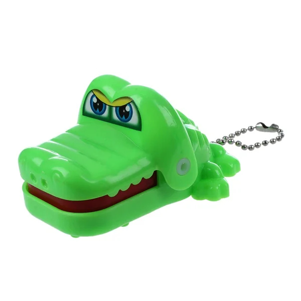 ABWE Новая игрушка крокодил стоматолога укуса с брелком зеленый|crocodile dentist|toy