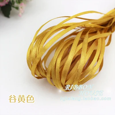 

(10meters/lot) 1/8" (3mm) 25Yards Wedding Silk Ribbon Party Decoration Satin Tapes Crafts Decor Invitation Card Gift Wrapping