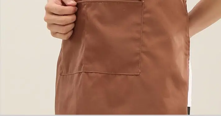 Фартук с логотипом на заказ напечатанным именем для взрослых куртка ресторана