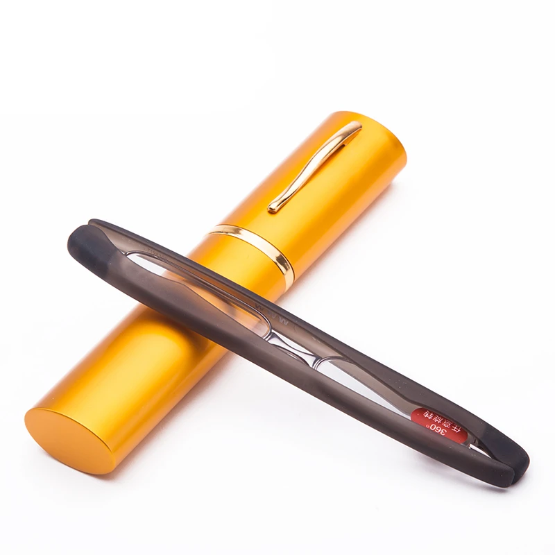 Модные складные мини очки для чтения карманный считыватель складной светильник