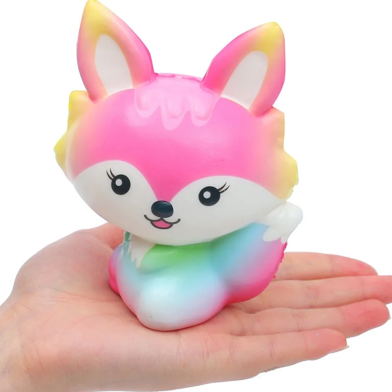 Kawaii Lovely Fox Squishy Slow Rising крем ароматическая декомпрессия снятие стресса сжимаемые