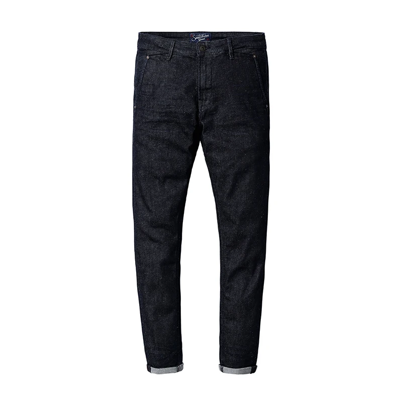 SIMWOOD новые 2019 весенние джинсы Для мужчин Винтаж джинсовые штаны Повседневное
