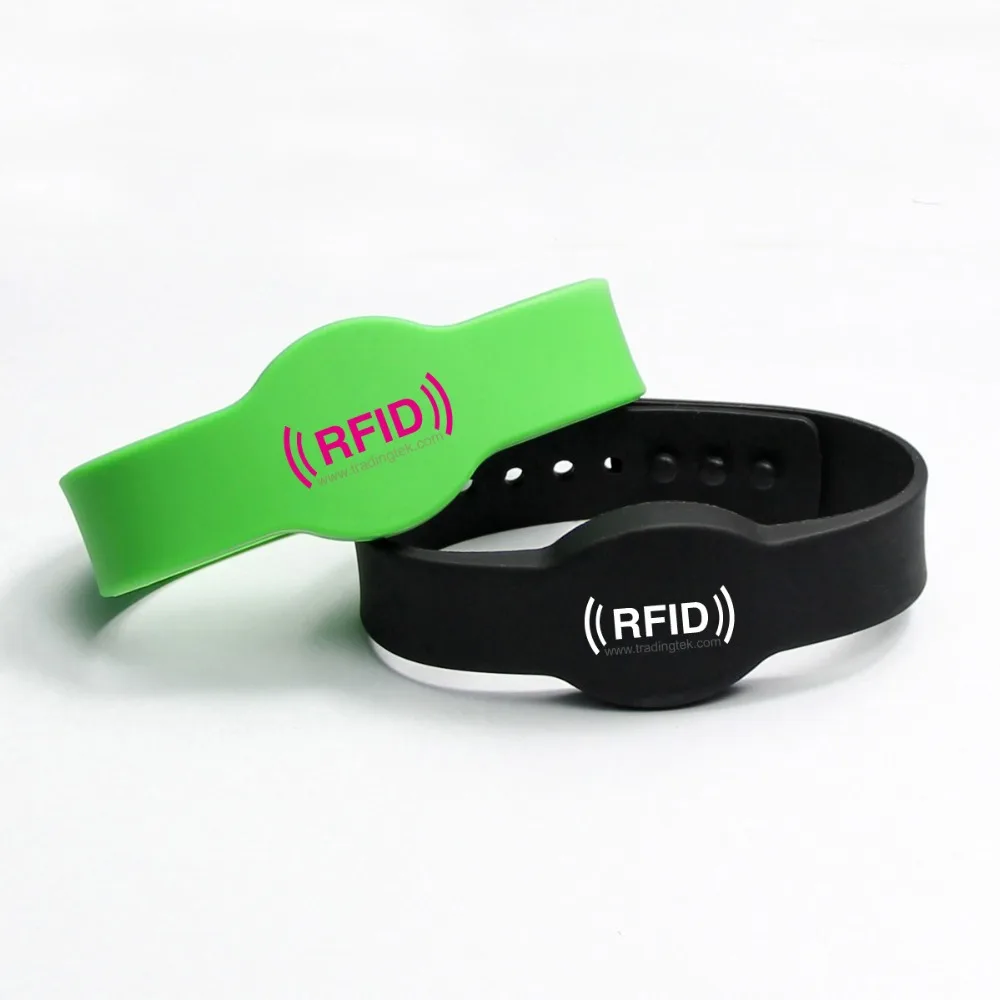 WB04 силиконовый RFID браслет частота 125 кГц для контроля доступа 330 бит R/W ISO18000-2 с