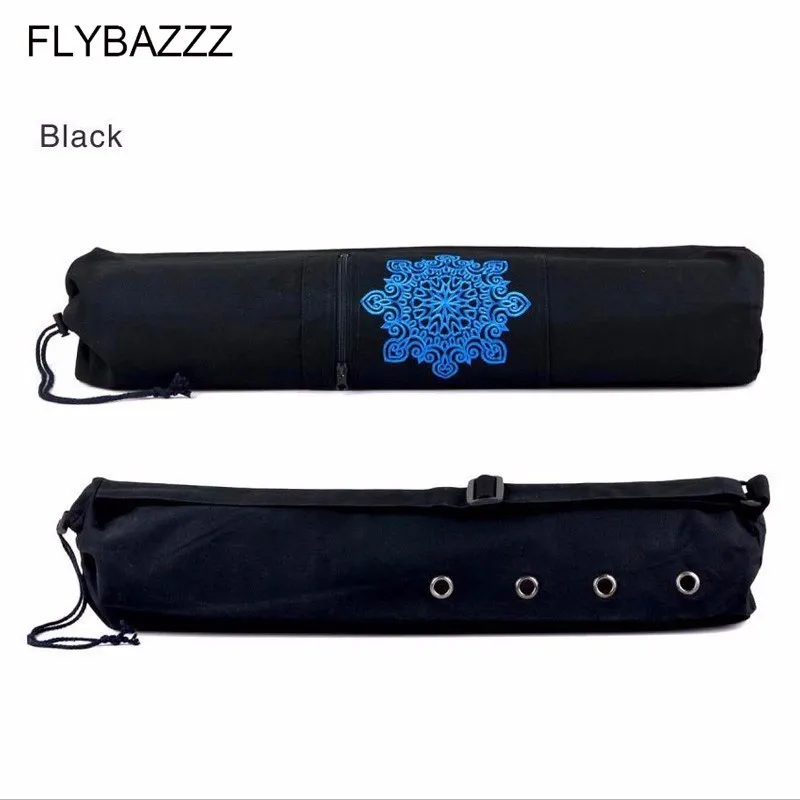 New 68x15cm Yoga Mat Bag Canvas Strap Exercise Gym Fitness Pilates Yoga Mat Bag Carrier Backpack For Under 6mm Thick Yoga Mat