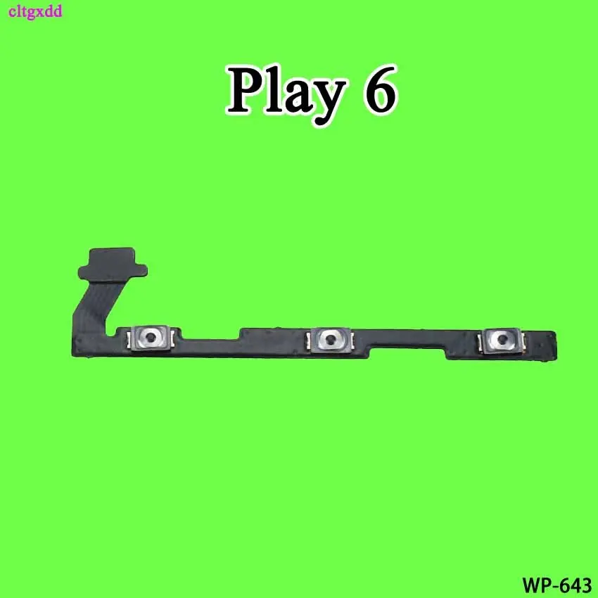 for Play 6 Cltgxdd для huawei Honor Play 5A 6 7 Play 5C 5X 6A 6X 7A 7C 7X кнопки включения/выключения питания и громкости гибкий кабель - Color: for Play 6