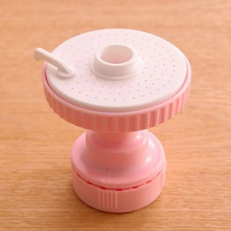 Pink Кухонный водосберегающий кухонный кран опрыскиватели регулируемый кран фильтр насадка поворотный носик кран аксессуары душевая головка - Цвет: Pink