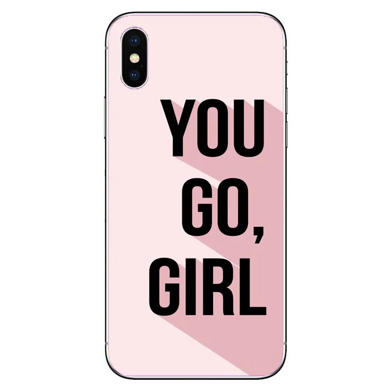 Милые забавные цитаты девушка босс мобильный чехол для iPhoneX XS XR XSMax 5S SE 6 6S 7 Plus 8