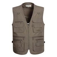 new fashion travel pocket vest men sleeveless jacket casual business waistcoat v neck brand clothing plus size 5xl