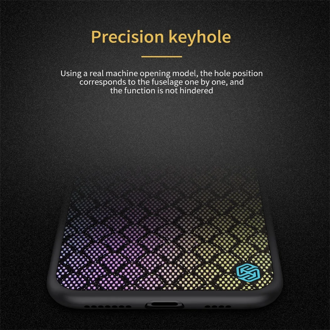 Для iPhone XS Max чехол iPhone X XS XR чехол NILLKIN тканая полиэфирная сетка светоотражающий чехол для телефона PC задняя крышка для iPhone XS Max