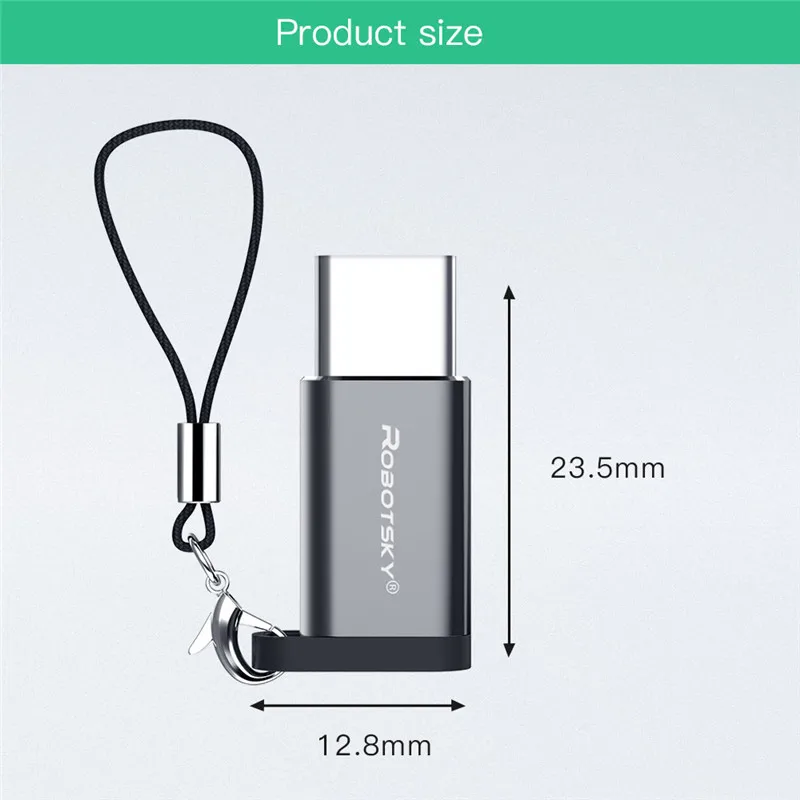 Usb type-C адаптер type-C штекер Micro USB Женский конвертер USB C OTG кабель для samsung Xiaomi huawei Macbook