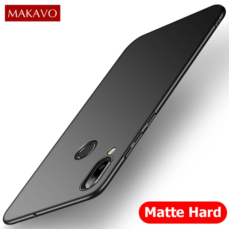 MAKAVO для samsung Galaxy M20 корпус Тонкий матовый ПК Твердый переплет M10 телефон