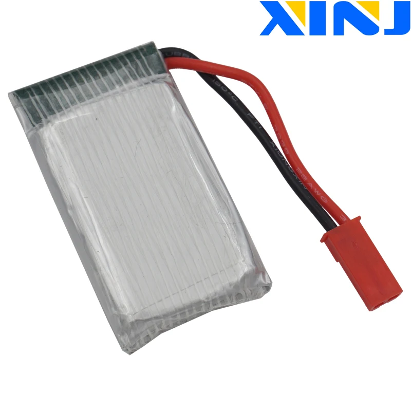 XINJ Зарядное устройство + 4 шт. 3 7 V 650 мА/ч 25C полимерный литий Батарея клетка Lipo для