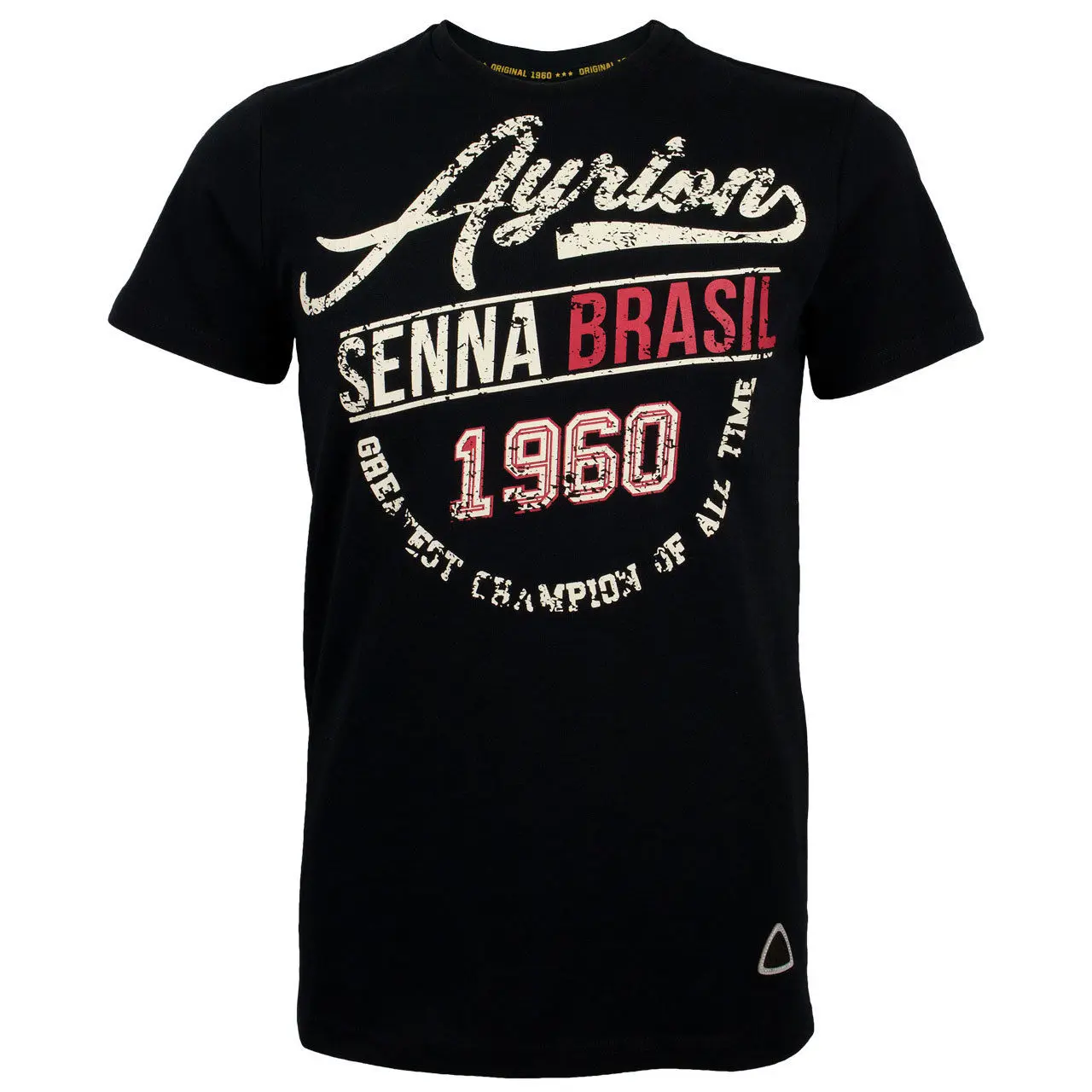 AYRTON SENNA t-shirt SENNA Bresil 1960 качественные футболки мужские с принтом Футболка с коротким рукавом и круглым вырезом