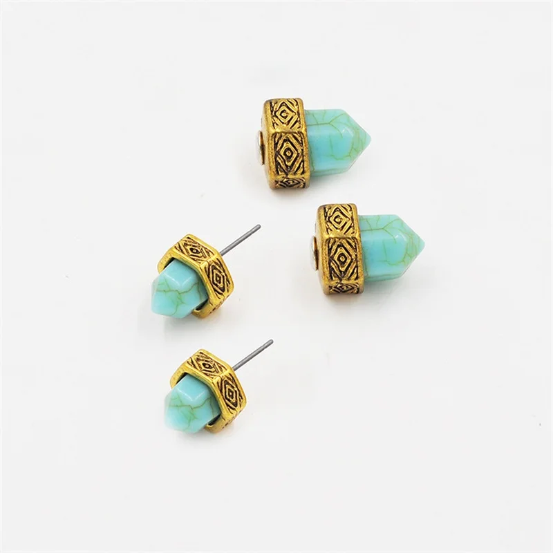 Модные Серьги гвоздики шип в форме геометрический заявление шпильки для Для