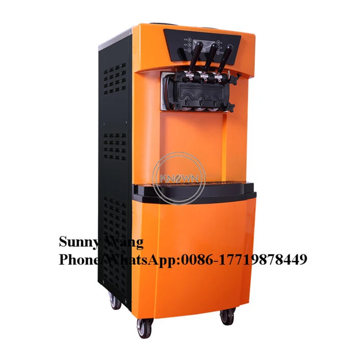 20-30L/h frozen yogurt machine ice cream maker vertical automatic soft for sale | Бытовая техника