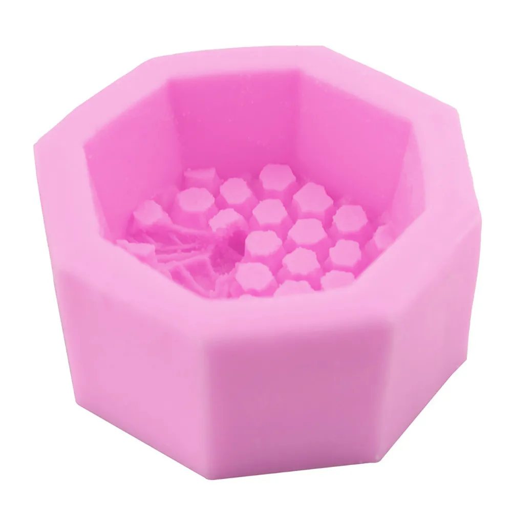 Форма для торта DIY 3D пчела соты силиконовая клейкая форма изготовления свечи