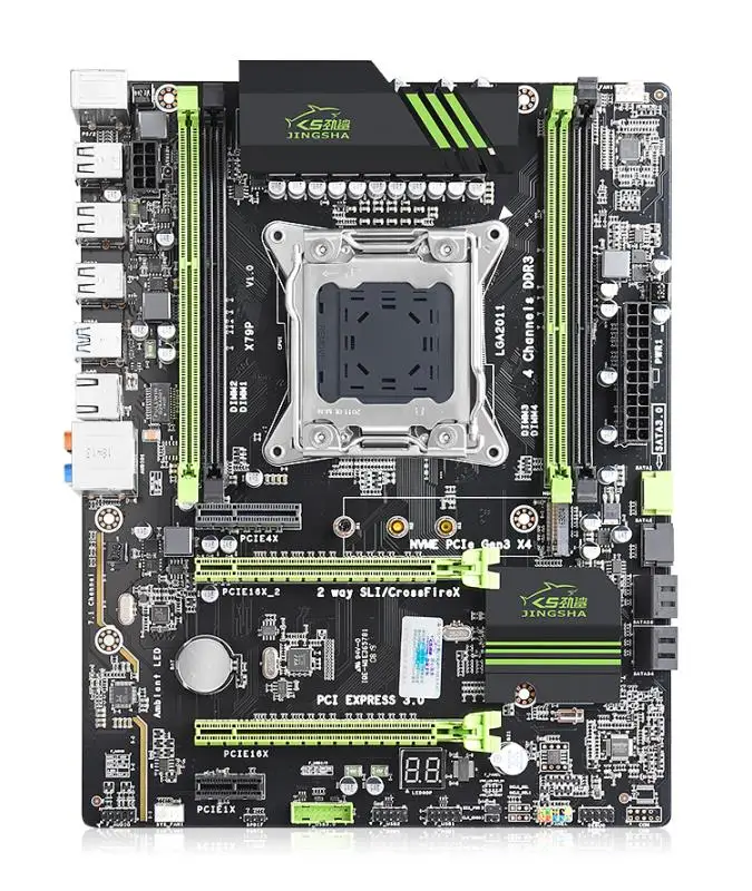X79P материнская плата LGA2011 ATX USB3.0 SATA3 Intel 7 серии чипсет поддержка ECC REG DDR3 1866 МГц 64 г Память
