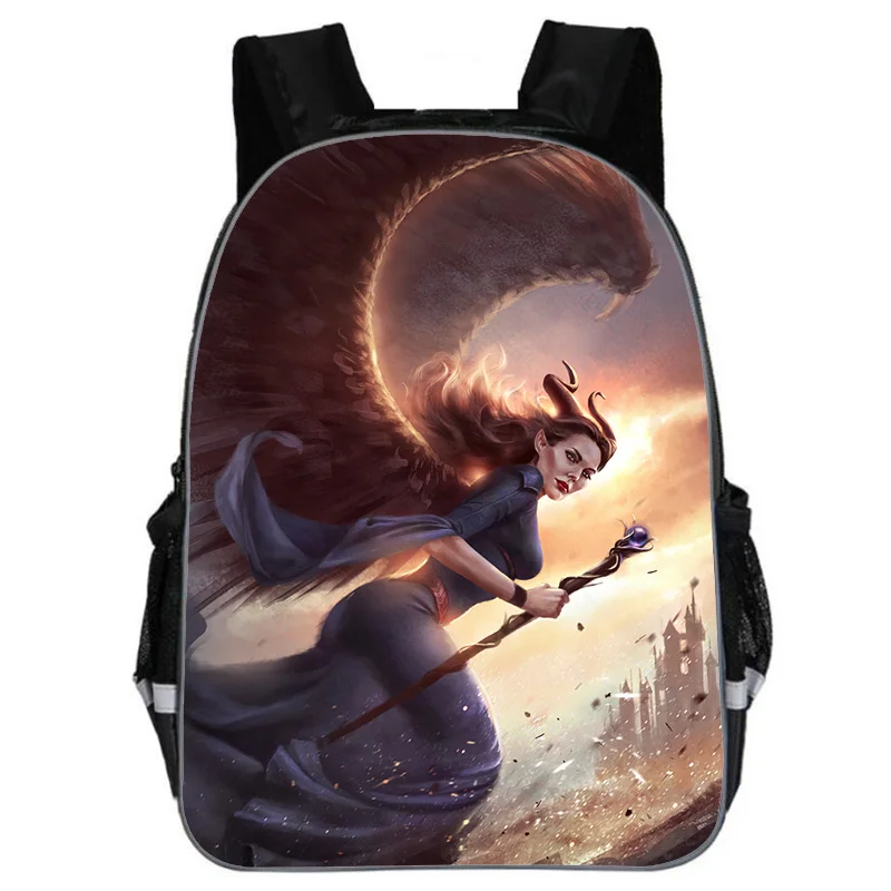School bag Maleficent школьная сумка для подростков девочек и мальчиков, детский персональный школьный рюкзак, модный Сказочный рюкзак с принтом из фильма школьные рюкзаки - Цвет: School bag