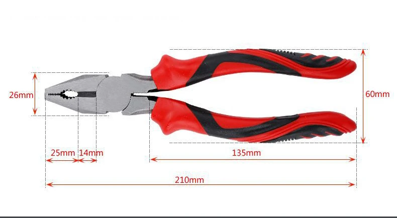UNeefull комплект из 3 предметов Комбинации плоскогубцы Электрический провод кабель