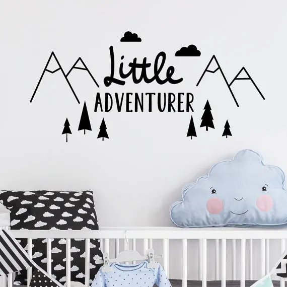 Съемные настенные наклейки Little Adventurer для детской комнаты виниловые мальчиков