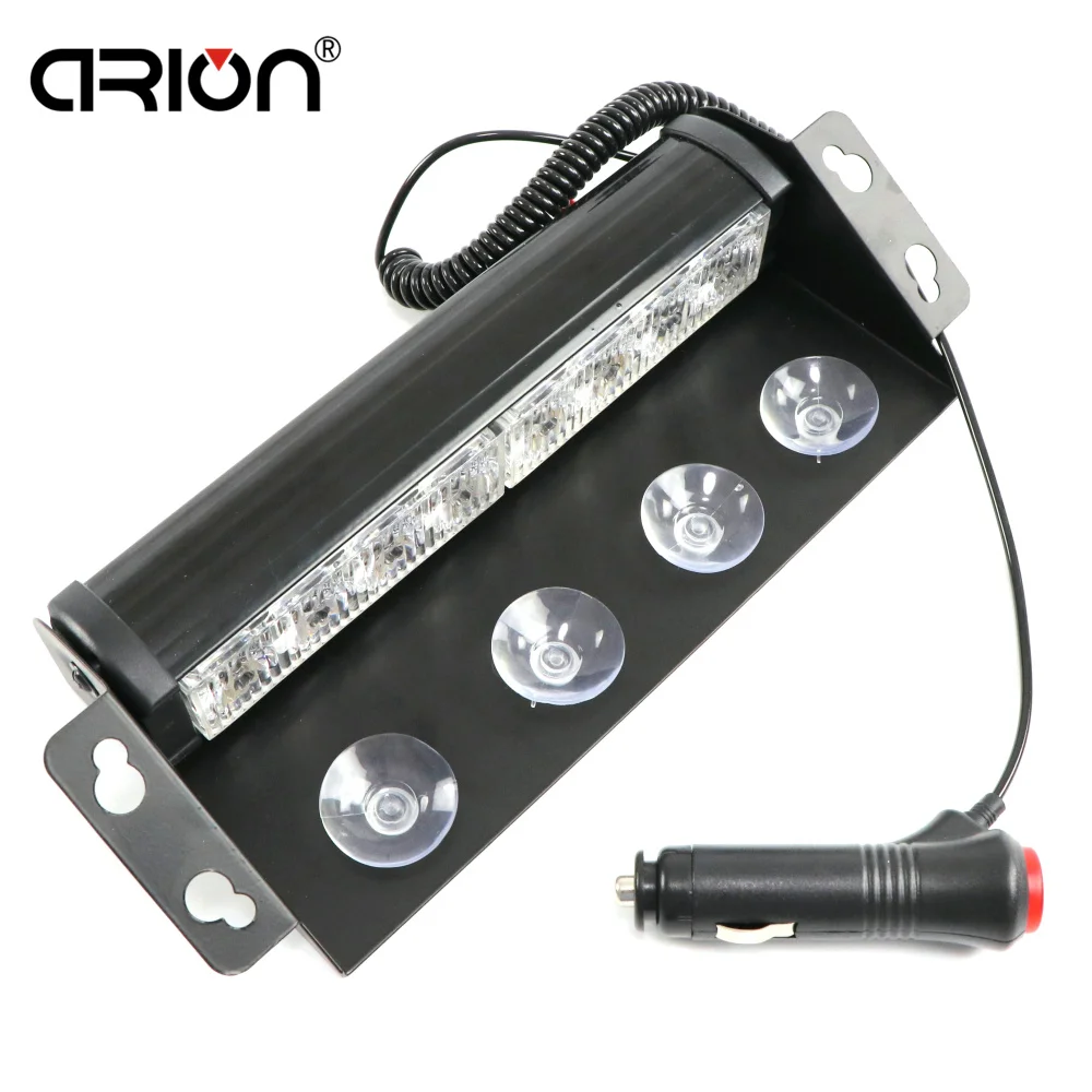 8 светодиодный стробоскоп вспышка Предупреждение EMS Полицейская машина