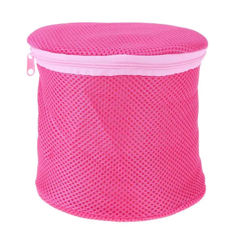 Foldable Zippered Mesh Laundry Wash Bags Delicates Lingerie Bra Socks Underwear Washing Machine Clothes Protection Net - Цвет: 12
