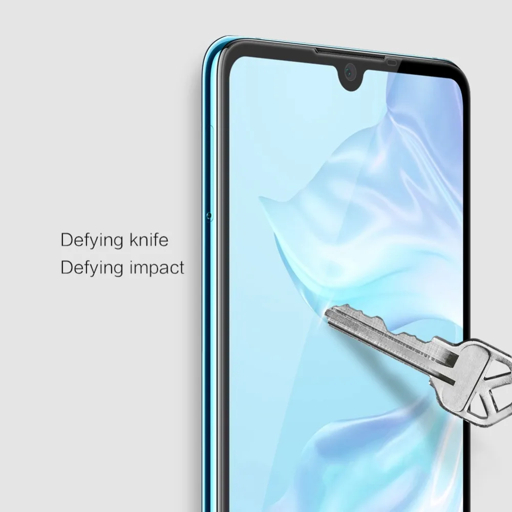 Huawei P30 стекло Nillkin 3D CP + Max полное покрытие закаленное Защита экрана 9H против