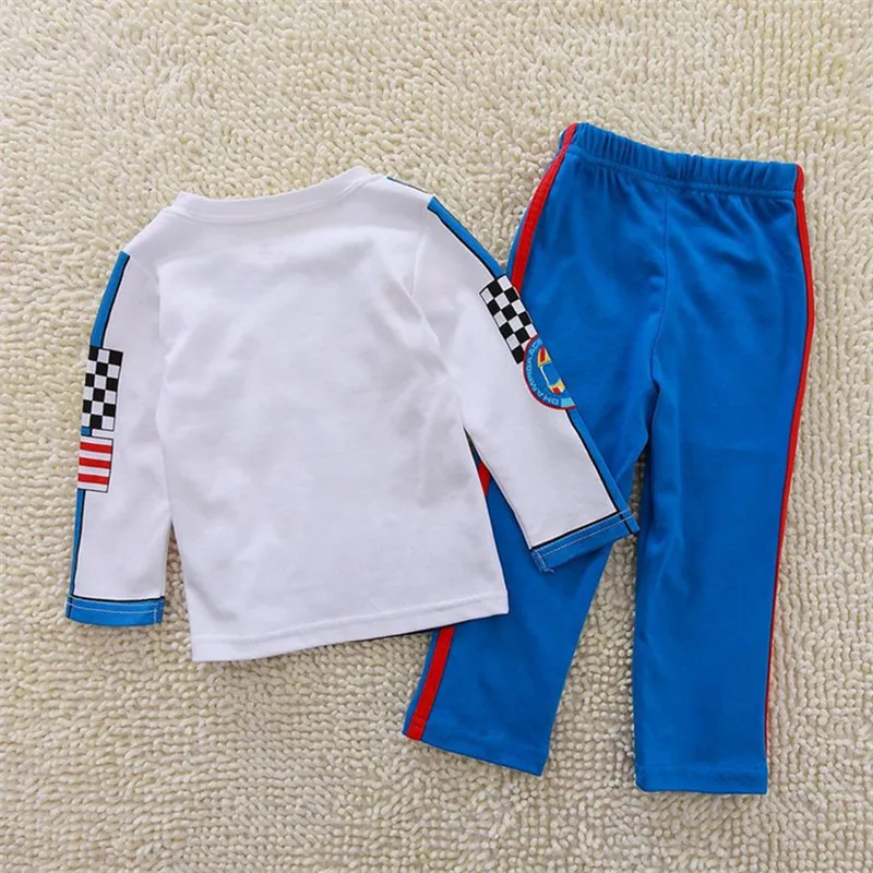 Jumping meters Boys Clothing sets long sleeve Top &amp full pants embroidery motorcycle brand Children cotton Boy Sets |