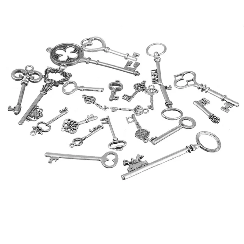 MJARTORIA 20 шт фиксированный смешанный винтажный кулон в различной форме ожерелья