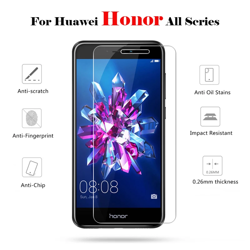 Для Huawei honor 9 Lite защита экрана на huawey homor honnor 8 X 8X light vetro view закаленное стекло