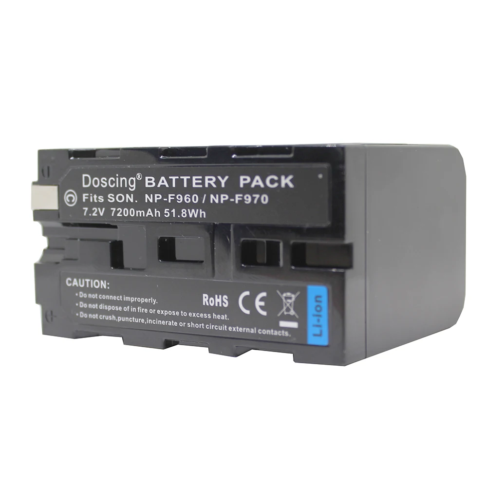 Аккумулятор для SONY F950 F330 F550 F570 F750 F770 198P 7200 мА/ч аккумулятор NP-F960 | Электроника