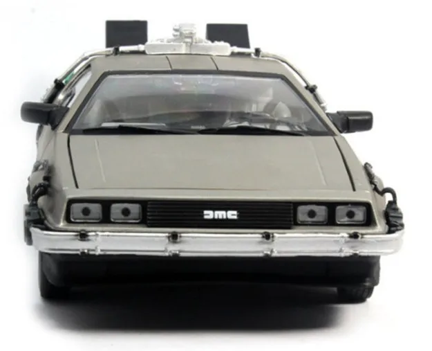 1:18 Назад в будущее 2 delorean DMC 12 scifi модель автомобиля Бесплатная доставка| |