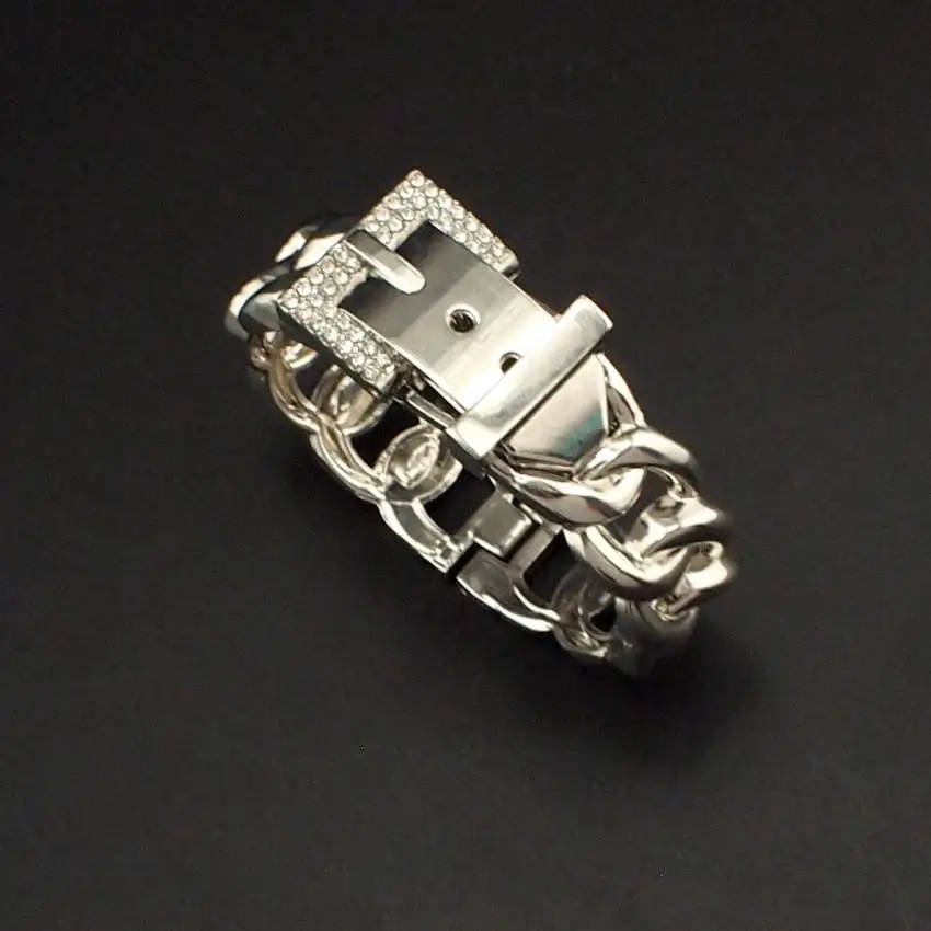 Женский браслет на запястье MANILAI модный дизайнерский из цинкового сплава стразы