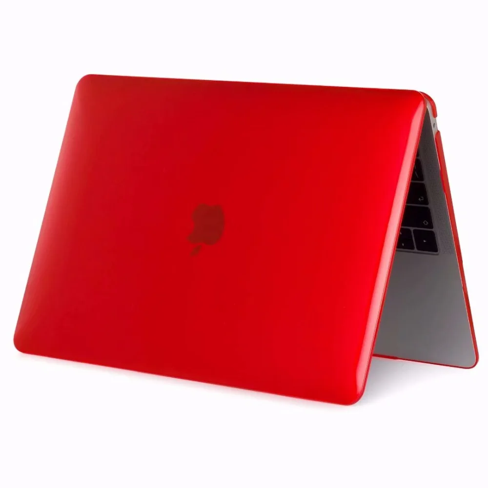 Чехол для Macbook Air 11 6 блестящий чехол прозрачная крышка протектор экрана 12 Retina 13 Pro 3