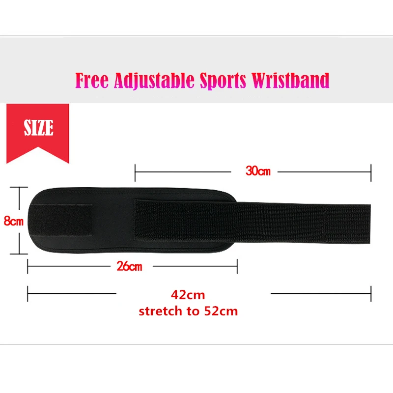 Из 2 предметов Бесплатная Регулируемый Для мужчин женщин спортивный напульсник