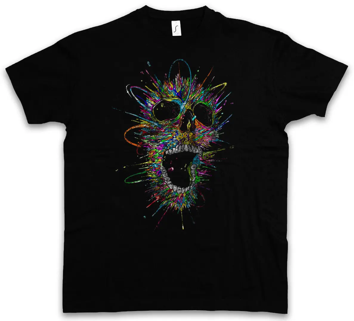 

SCREAMING SKULL II T-SHIRT Schreiender Schadel Dead Totenschadel Totenkopf Stranger Things Design T Shirt 2018 New