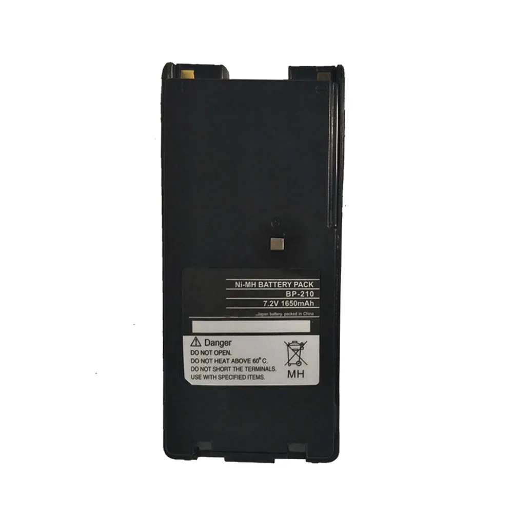 Ni-MH 7.2V 1650mAh Battery For ICOM Radio IC-F11 F11S F4GS BP-210N  IC-V8 IC-V82  IC-A6 IC-A24 IC-F3GT