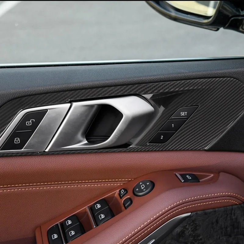 Углеродное волокно для BMW X5 G05 модель 2019 года ABS Автомобильная внутренняя дверная