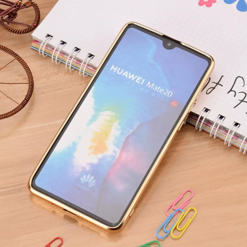 Роскошный блестящий градиентный чехол для Huawei P20 Lite P30 Pro Mate 20 Nova 4 3 3i с Чехол