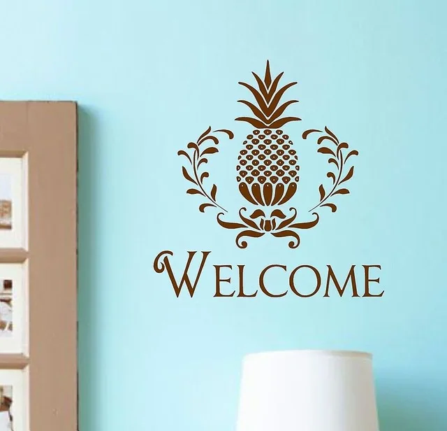 Виниловая наклейка на стену с надписью Добро пожаловать|home decor|decor welcomewelcome decoration |