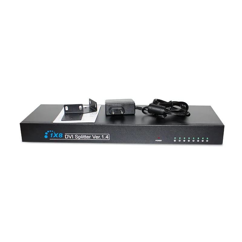 Разветвитель dvi HD с 1 на 8 выходами разветвитель сигнала интерфейсом 24 + 5 DVI