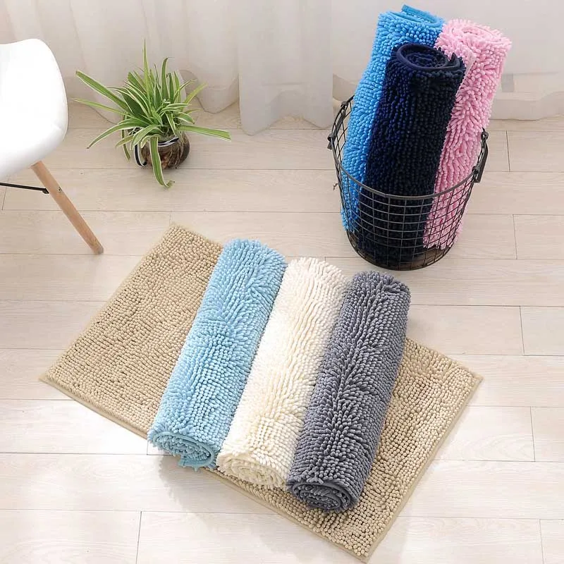 8 Colors Bath Mat for Bathroom Anti Slip Rug In The Toilet Carpet Bedroom Sofa alfombra bano | Дом и сад