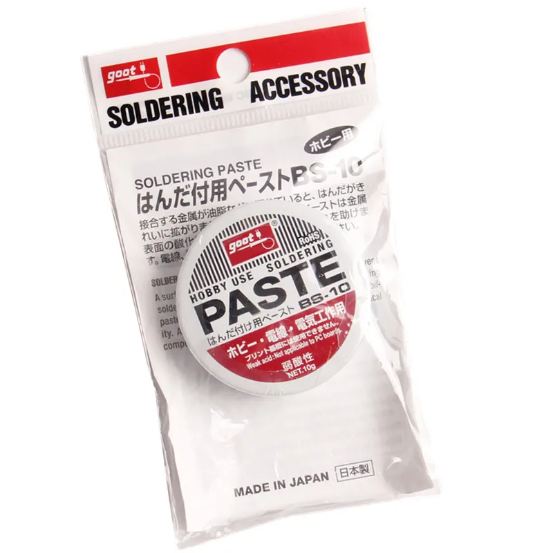 Паяльная паста 10 г ремонтные флюсы для удаления припоя слабые кислые полутвердые