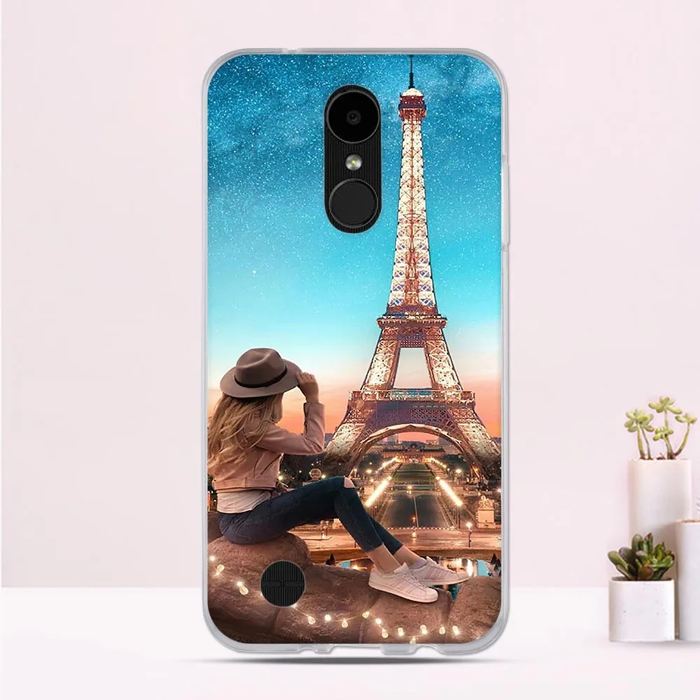 For LG K4 2017 Case Silicon Soft TPU Cute Cats Cover for M160 Phoenix 3 Fortune LV1 LV3 Bag K8 | Мобильные телефоны и