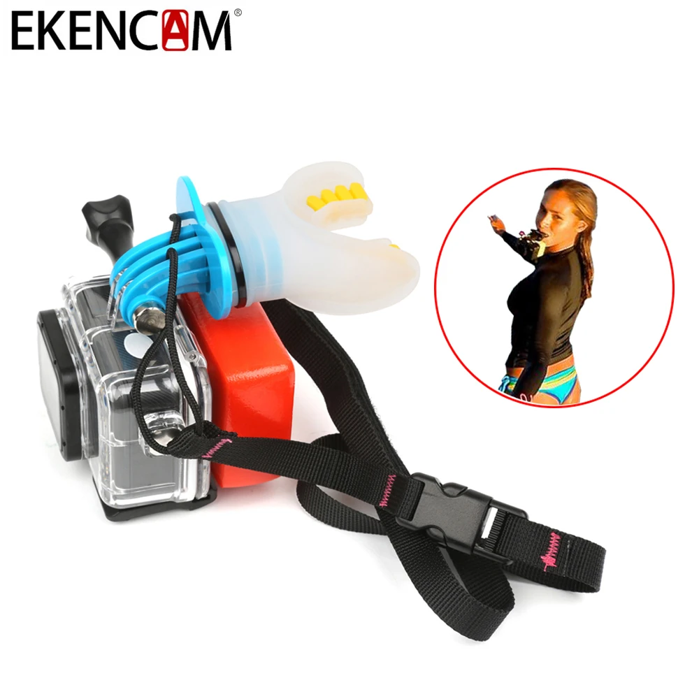 

Surfing Mouth Mount Dummy Bite Surfing Diving Accessories Set Kits for GoPro Hero 9 8 7 6 Insta360 One X2 SJCAM DJI EKEN Camera
