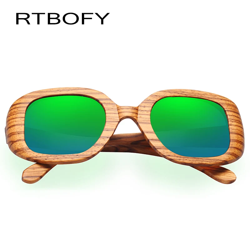 RTBOFY деревянные солнцезащитные очки для мужчин скейтборд деревянная оправа